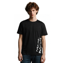 【Design Black Crew Neck Short-Sleeve T-Shirt】|Wah Kee Tools Co., Ltd|Manufacturing Industry|Black main color|Crew neckline|Short-sleeve style|Right side vertical white text print|Operators/Technicians|Printed T-Shirt Manufacturer T1197 【Design Black Crew Neck Short-Sleeve T-Shirt】|Wah Kee Tools Co., Ltd|Manufacturing Industry|Black main color|Crew neckline|Short-sleeve style|Right side vertical white text print|Operators/Technicians|Printed T-Shirt Manufacturer T1197